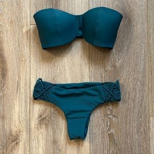 NWOT Mikoh bikini set size small
